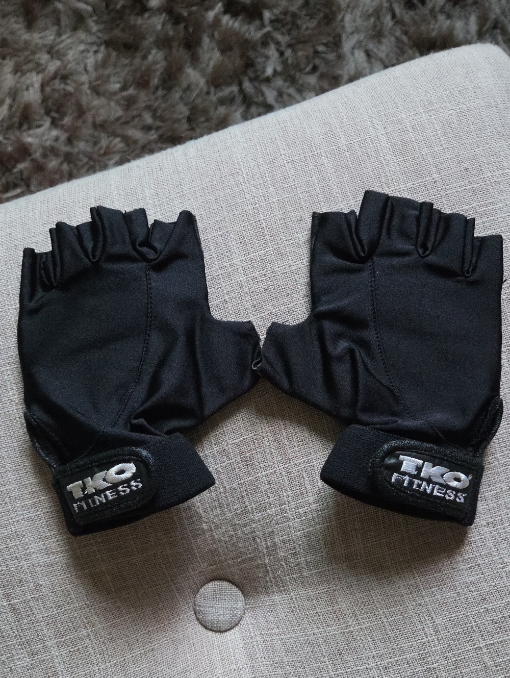 TKO Fitness Gloves Fingerless In Black